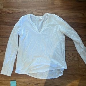 White long sleeve t